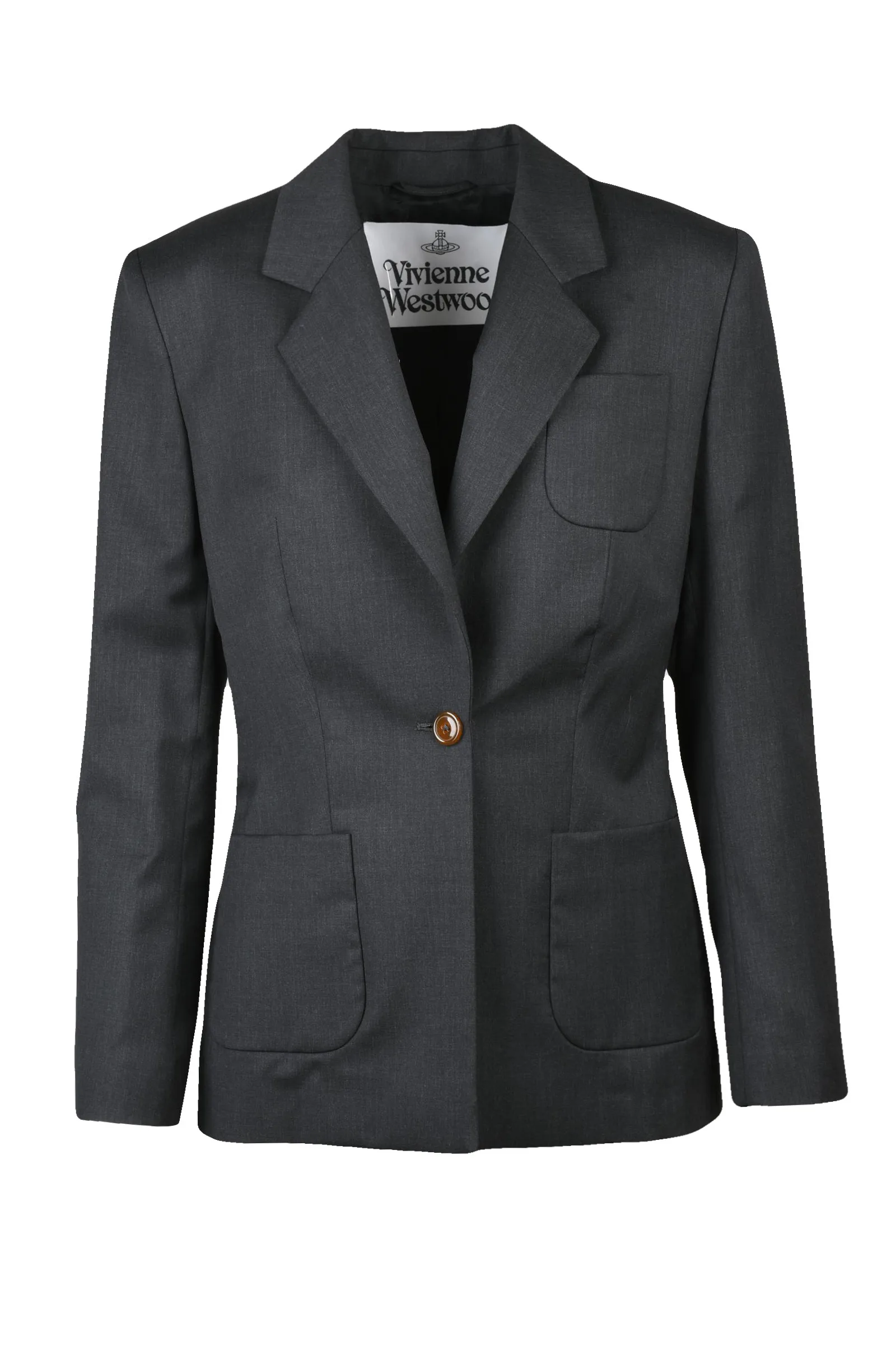 Graue Jacke