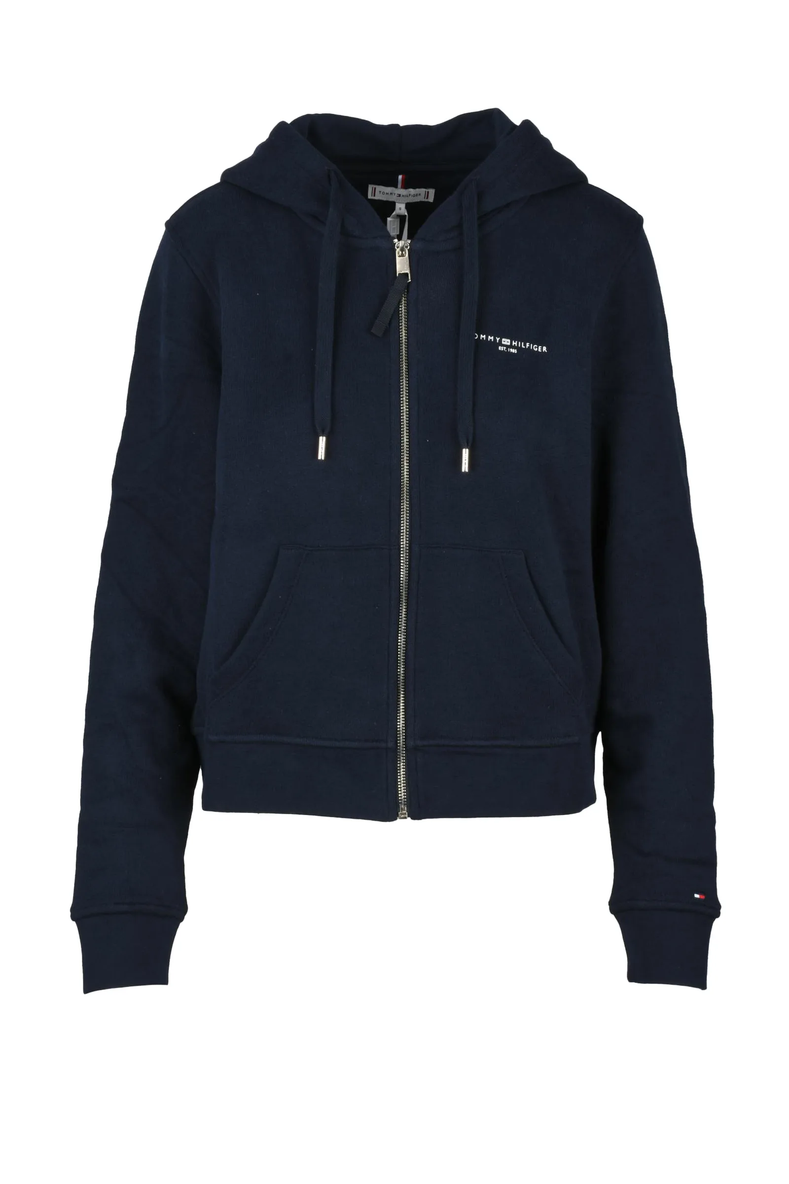 Felpa con Zip Blu