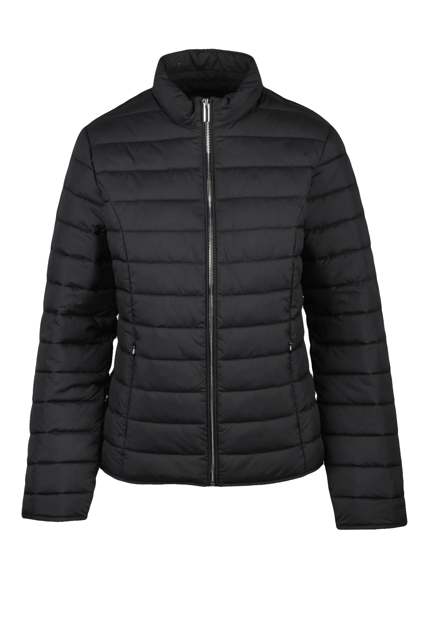 Schwarze Daunenjacke