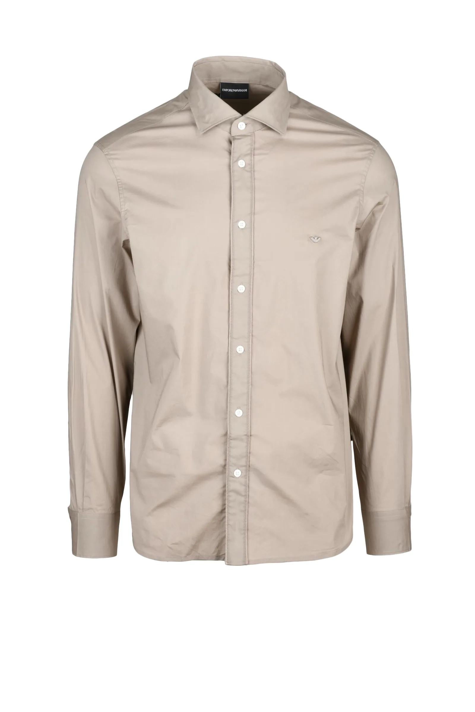 Camicia Regular Fit Beige