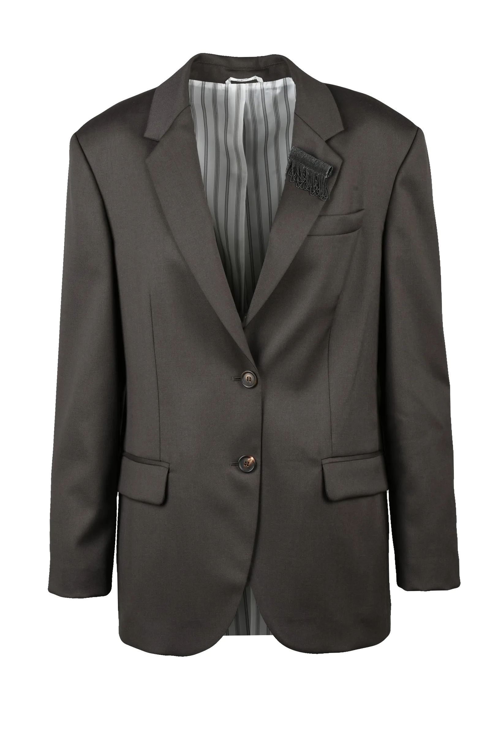 Braune Jacke