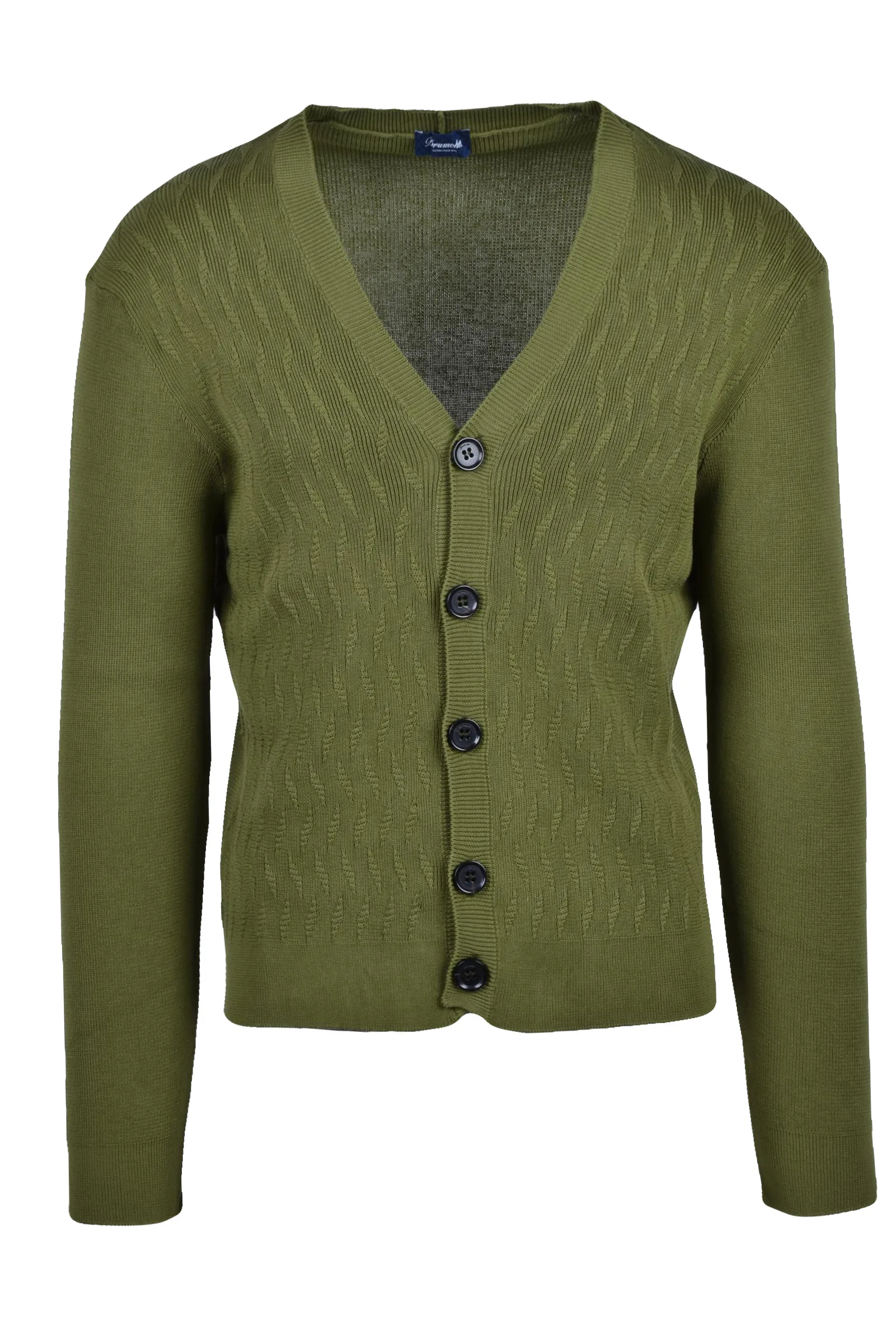 Cardigan a V Verde