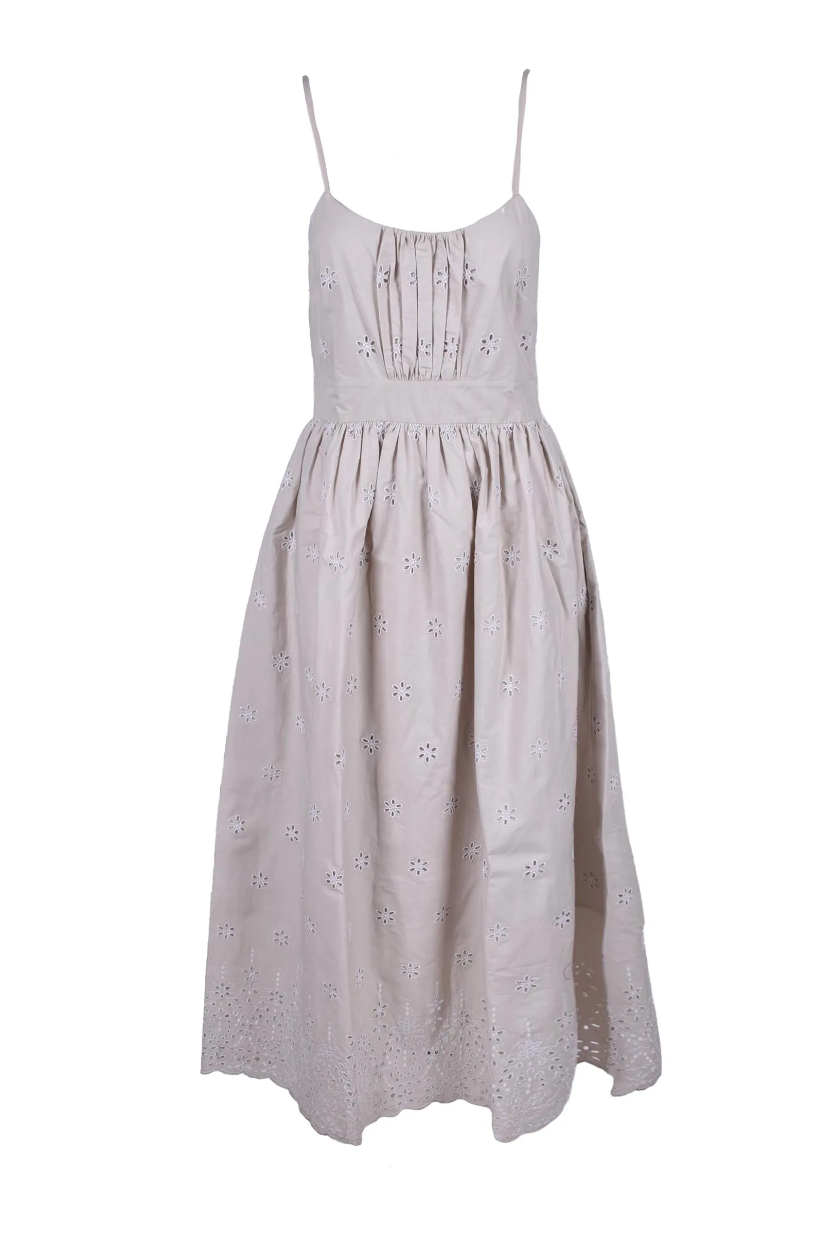 Abito in Sangallo Beige