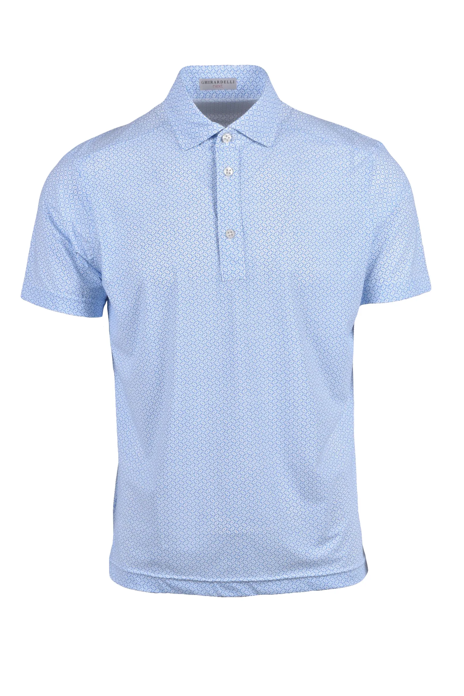 Niebieska koszulka polo
