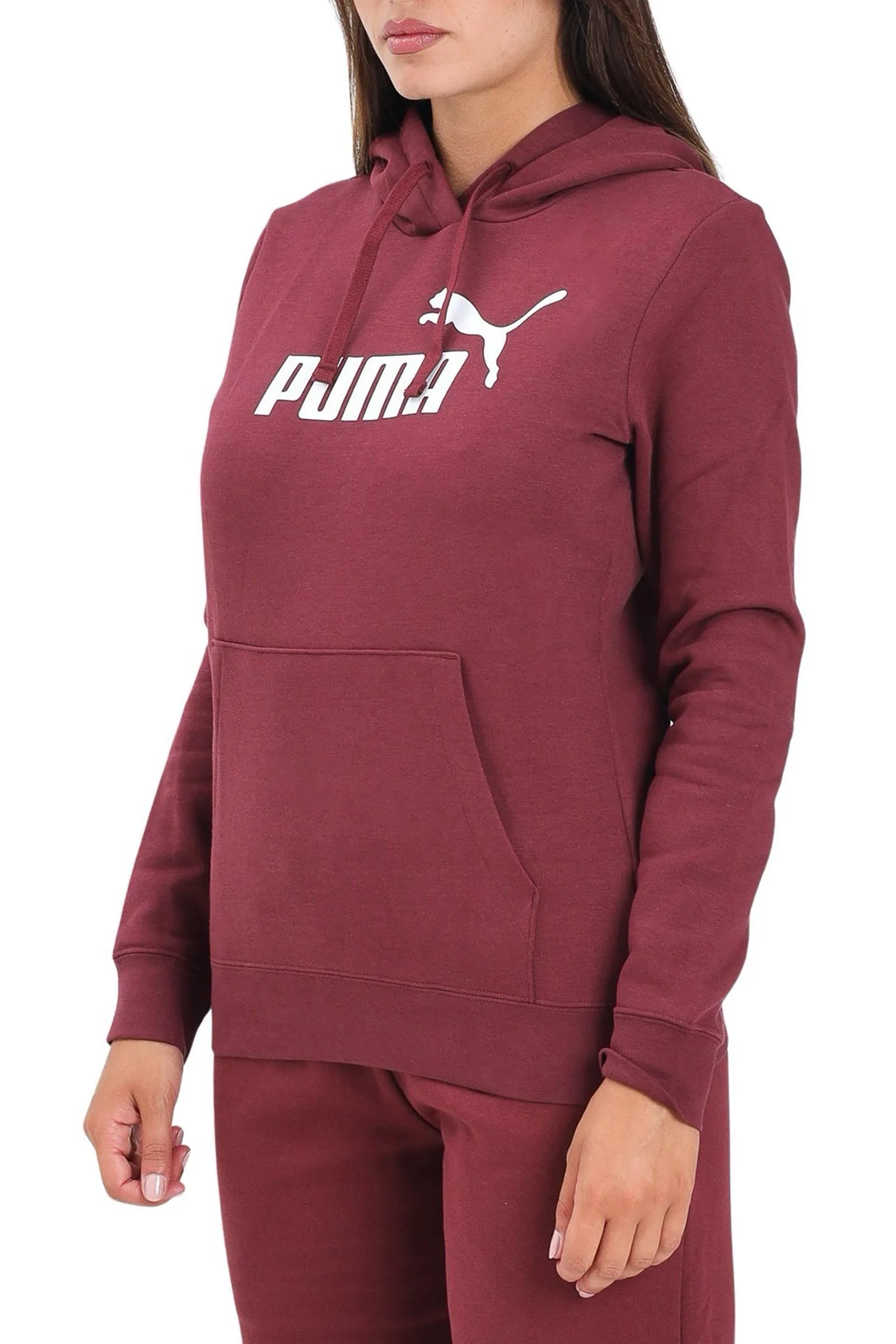 Sudadera con capucha roja