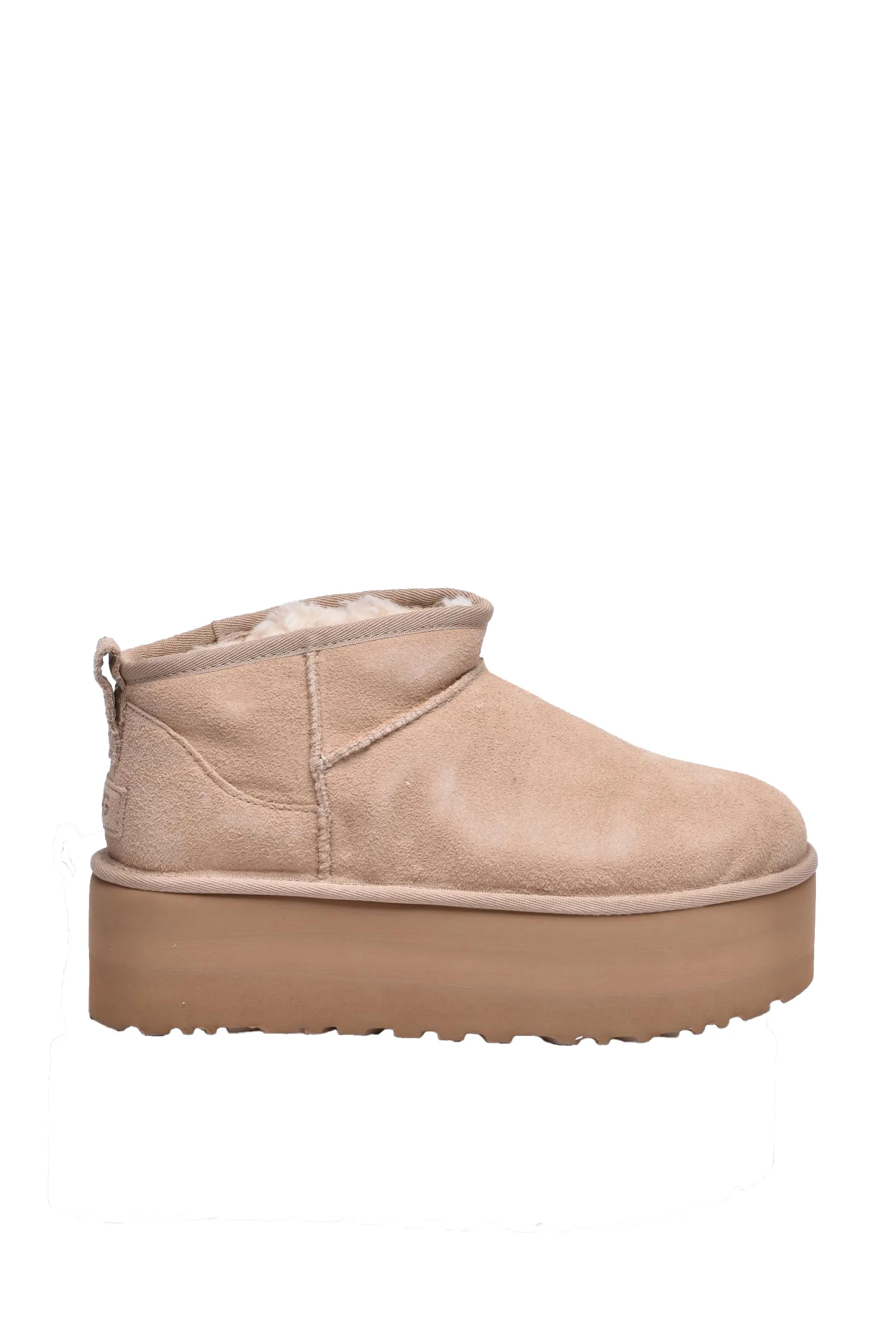 Stivaletto Ultra Mini Platform Beige