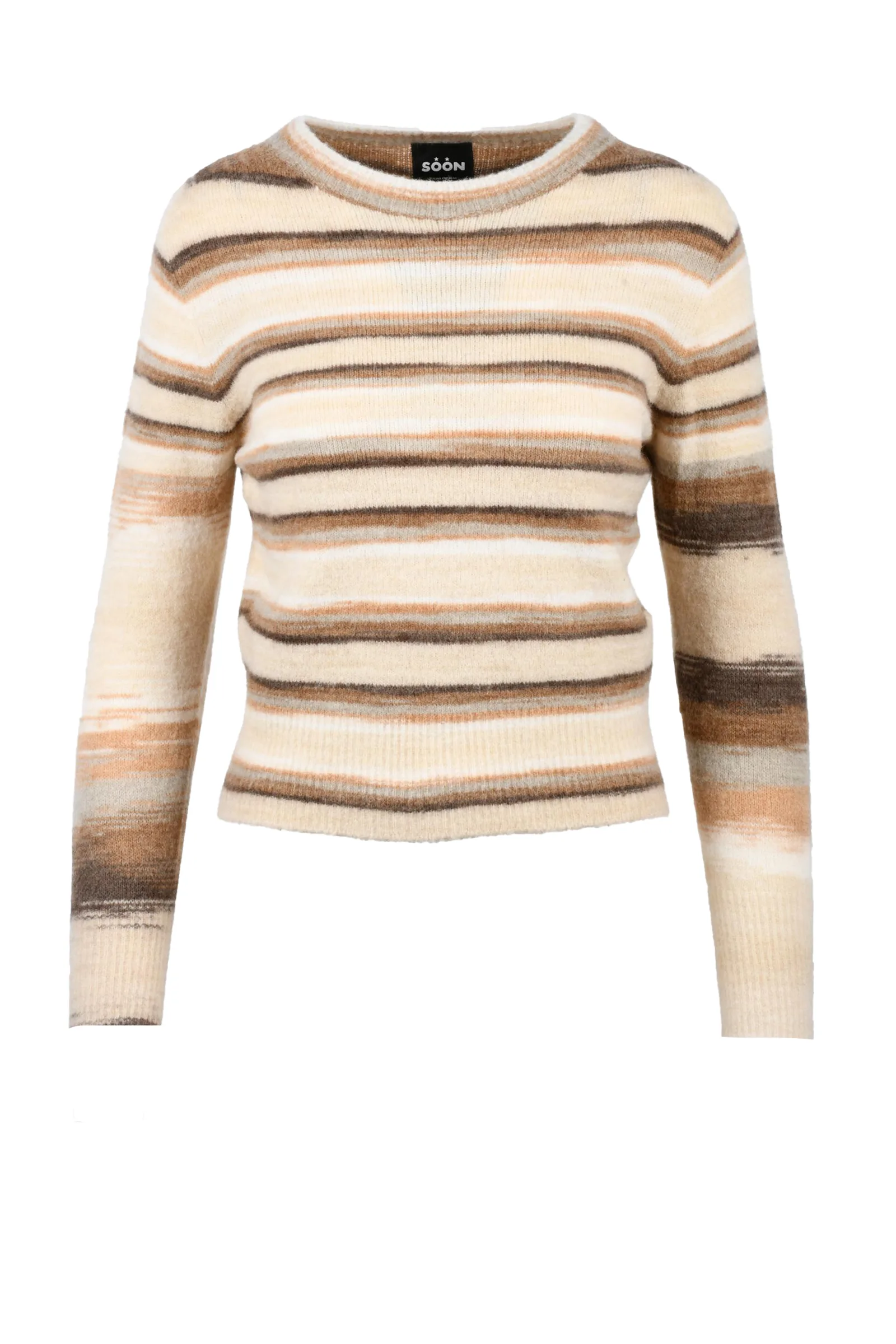 Beigefarbener Pullover