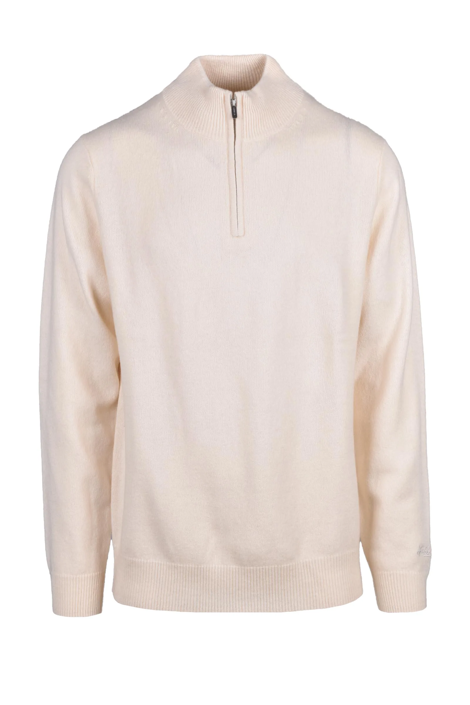 Weißer Pullover