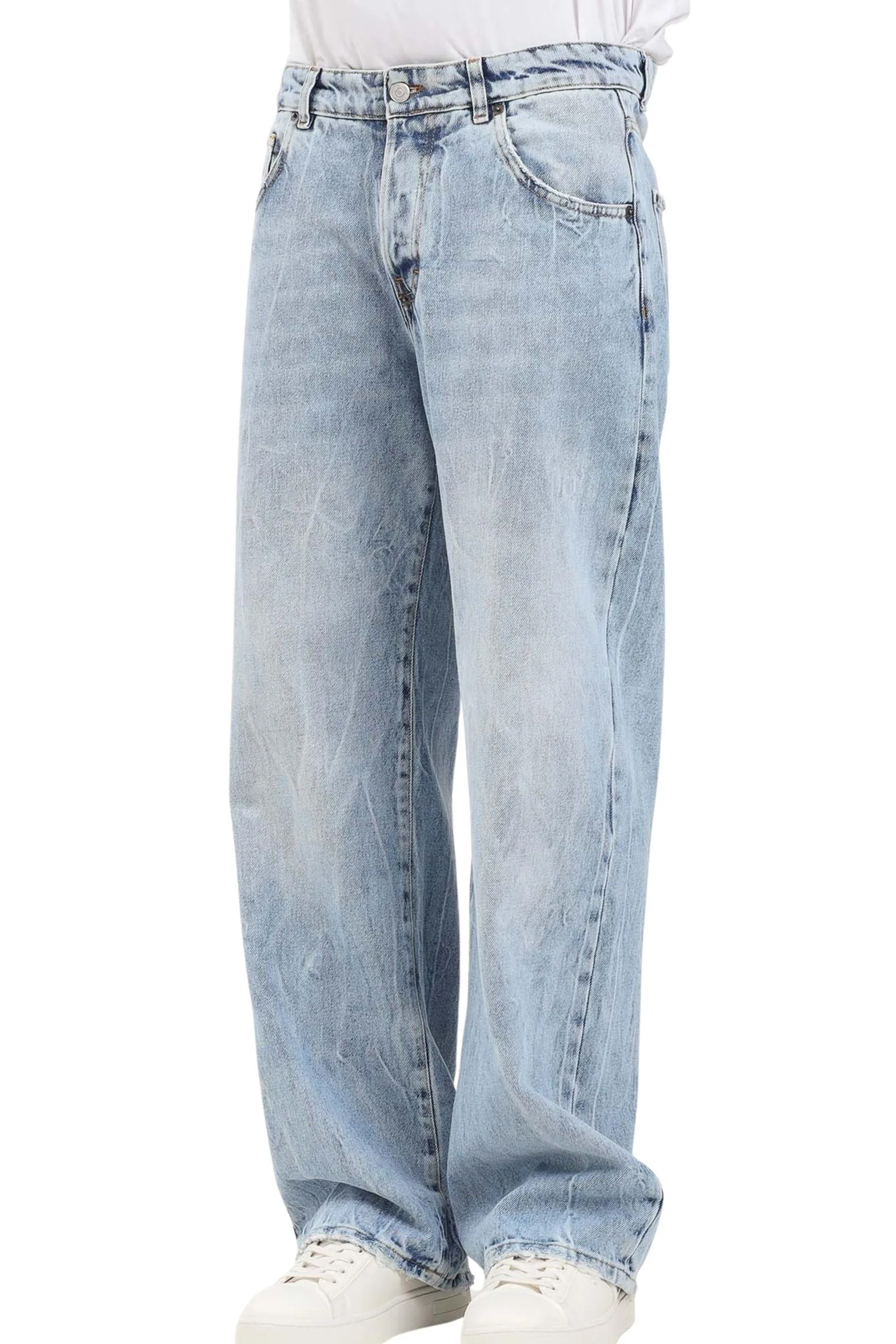 Hellblaue Jeans