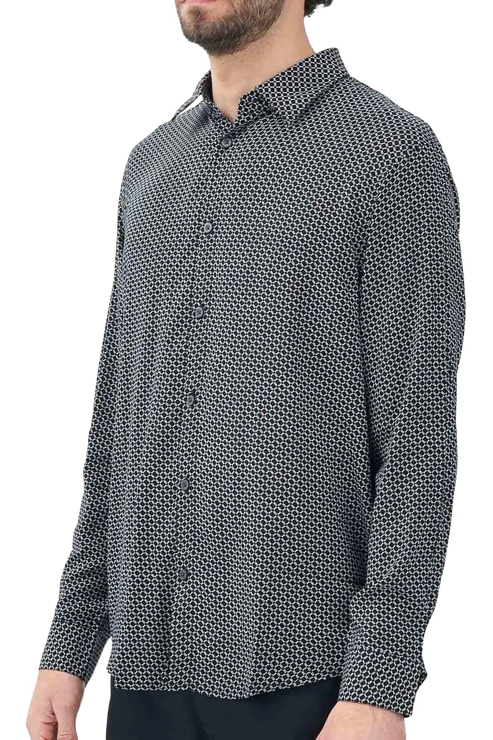 Camicia Uomo Nero