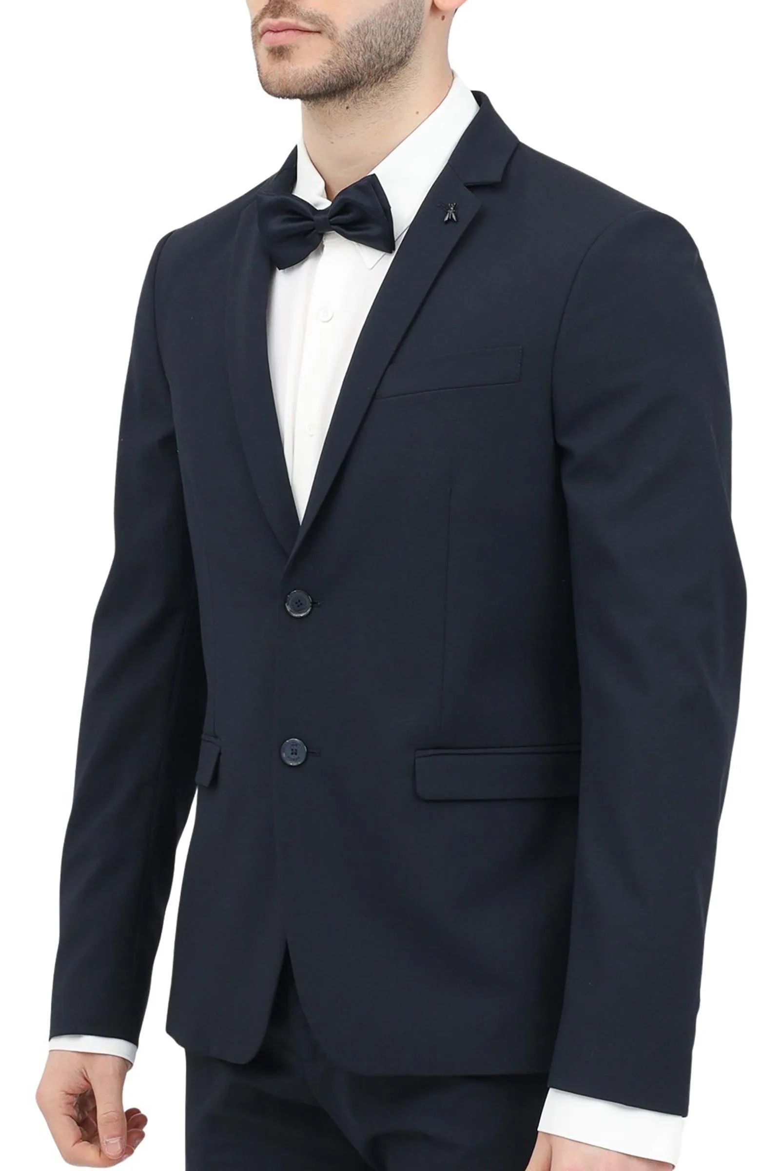 Blaue Jacke