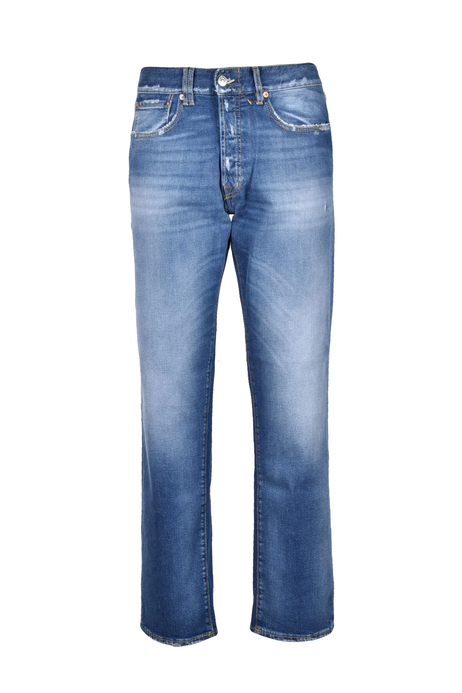 Jeans Regular Straight Marrone