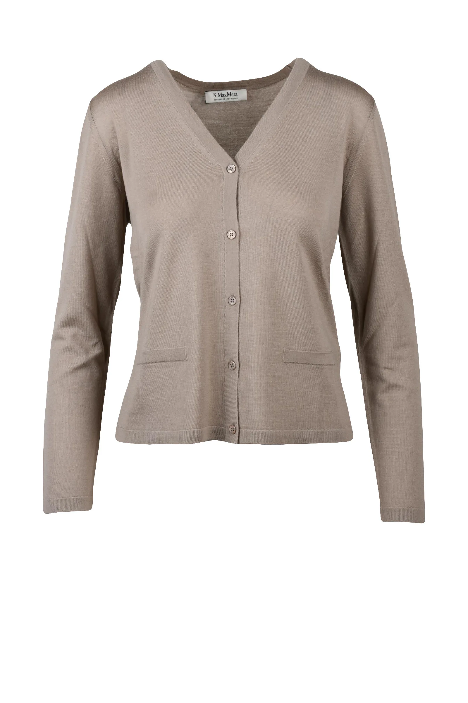 s Max Mara Beige Strickjacke
