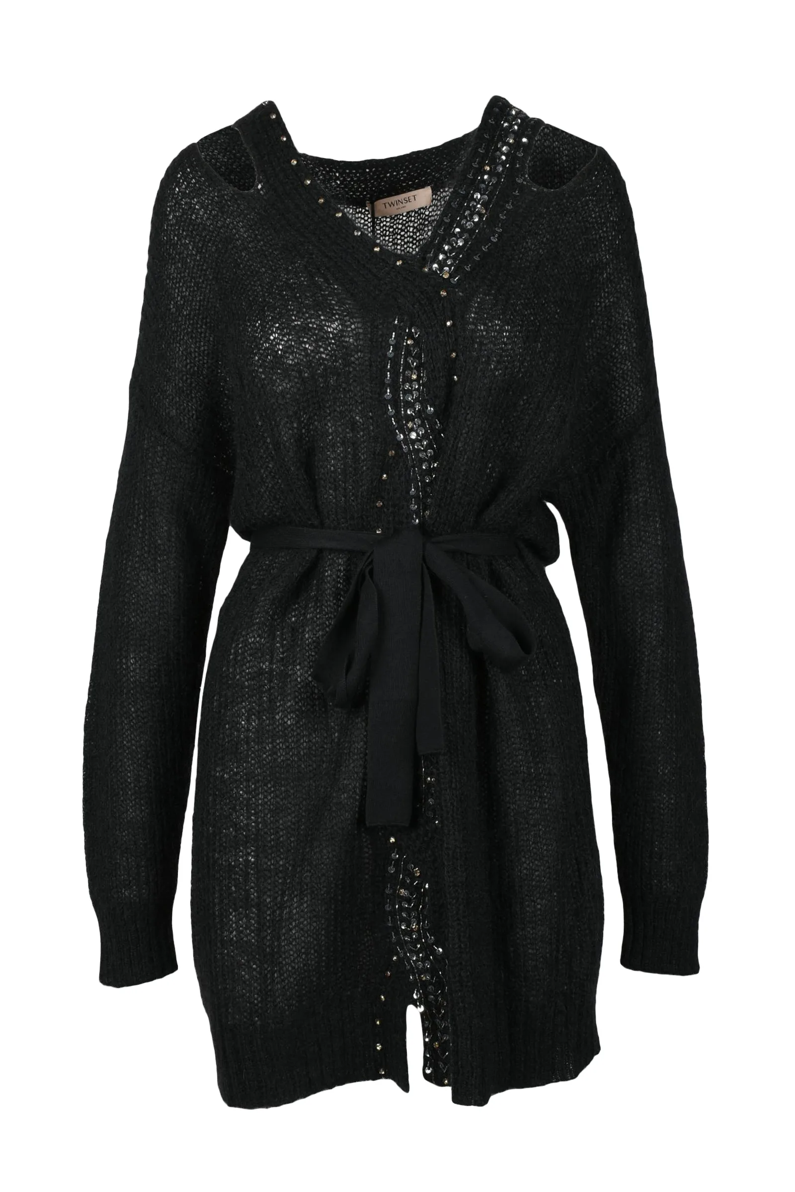 Abito in Maglia Nero