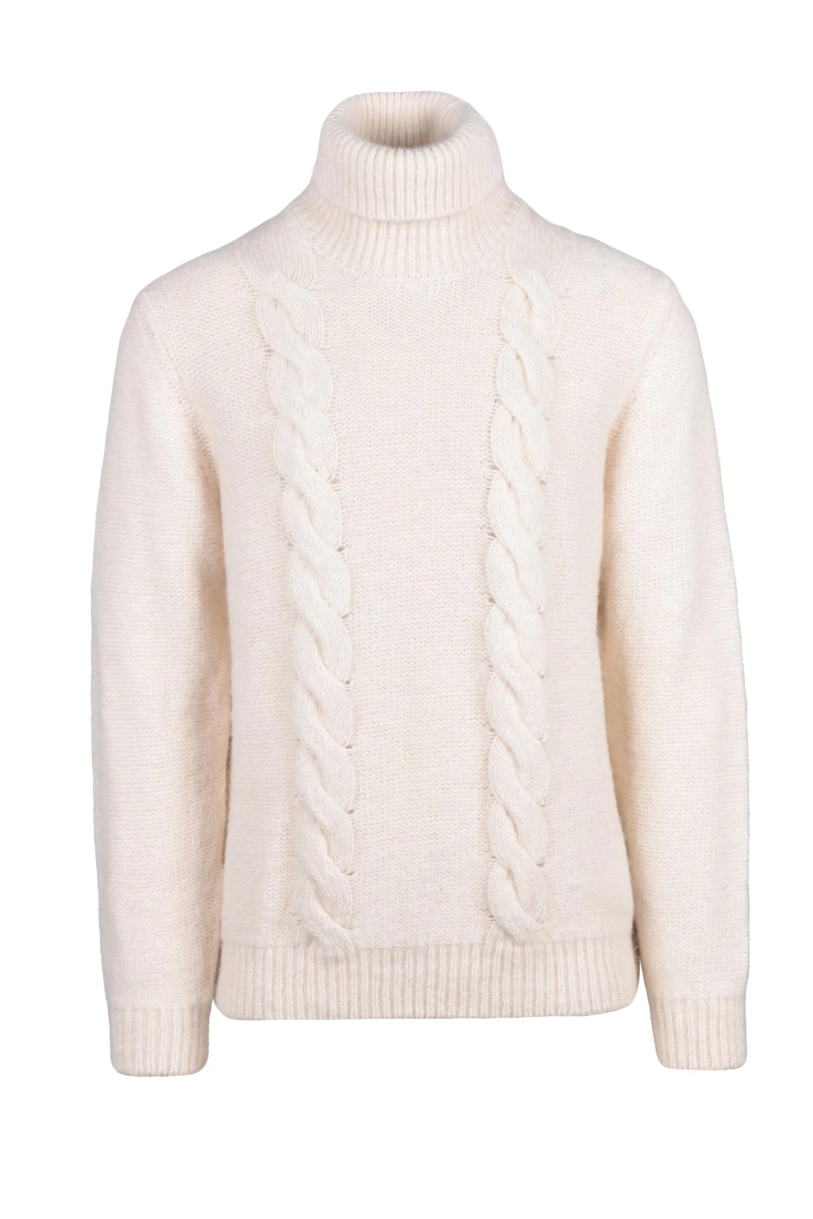 Weißer Pullover