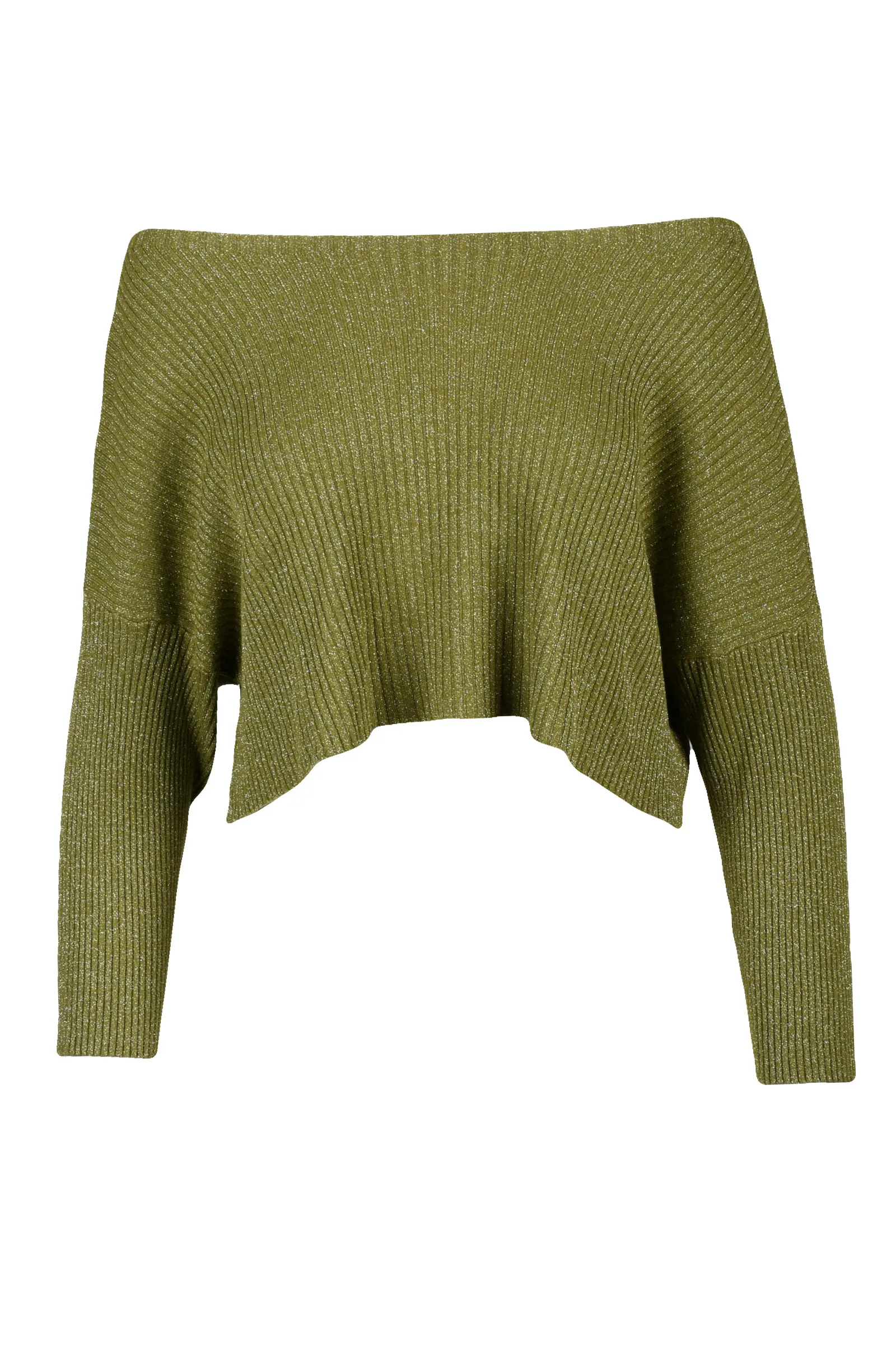 Maglia Corta Lamè Verde