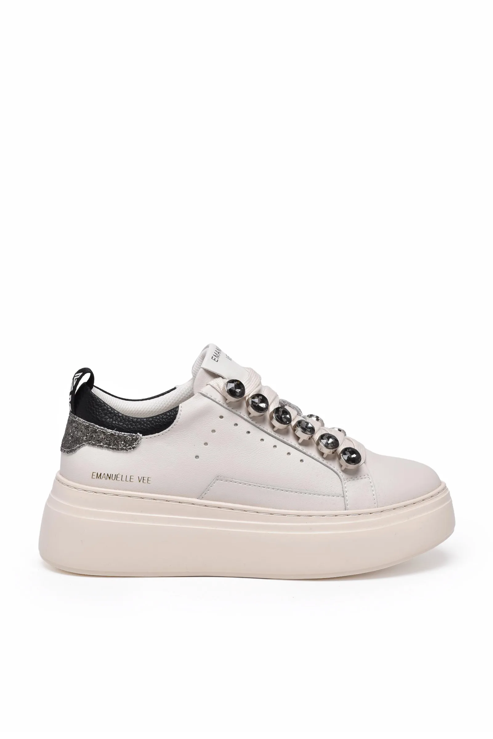 Beige Turnschuhe