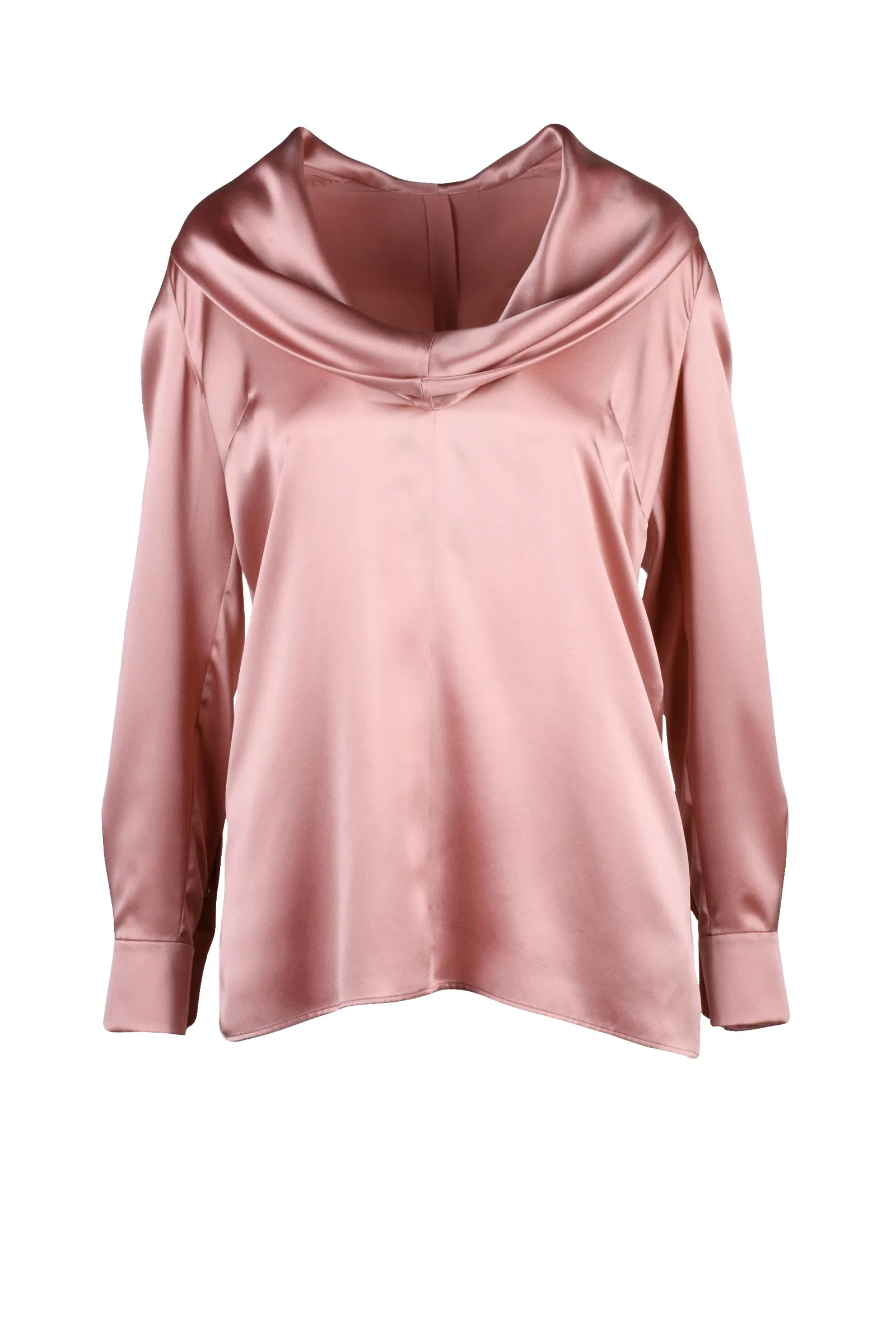 Blusa in Satin Rosa