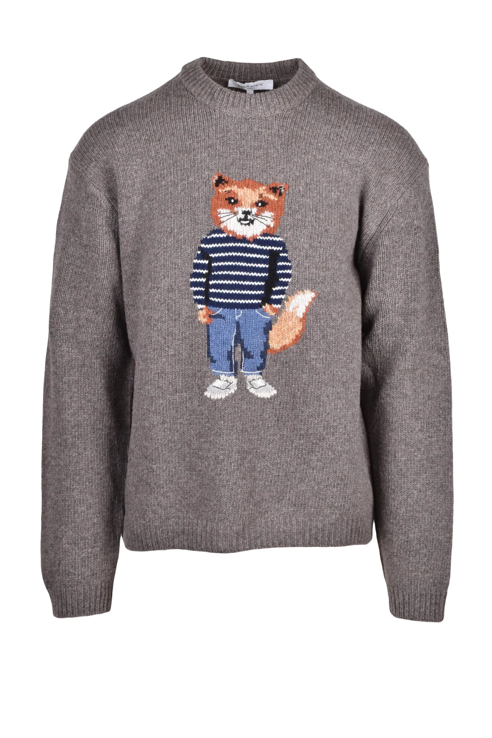 Hellblauer Pullover