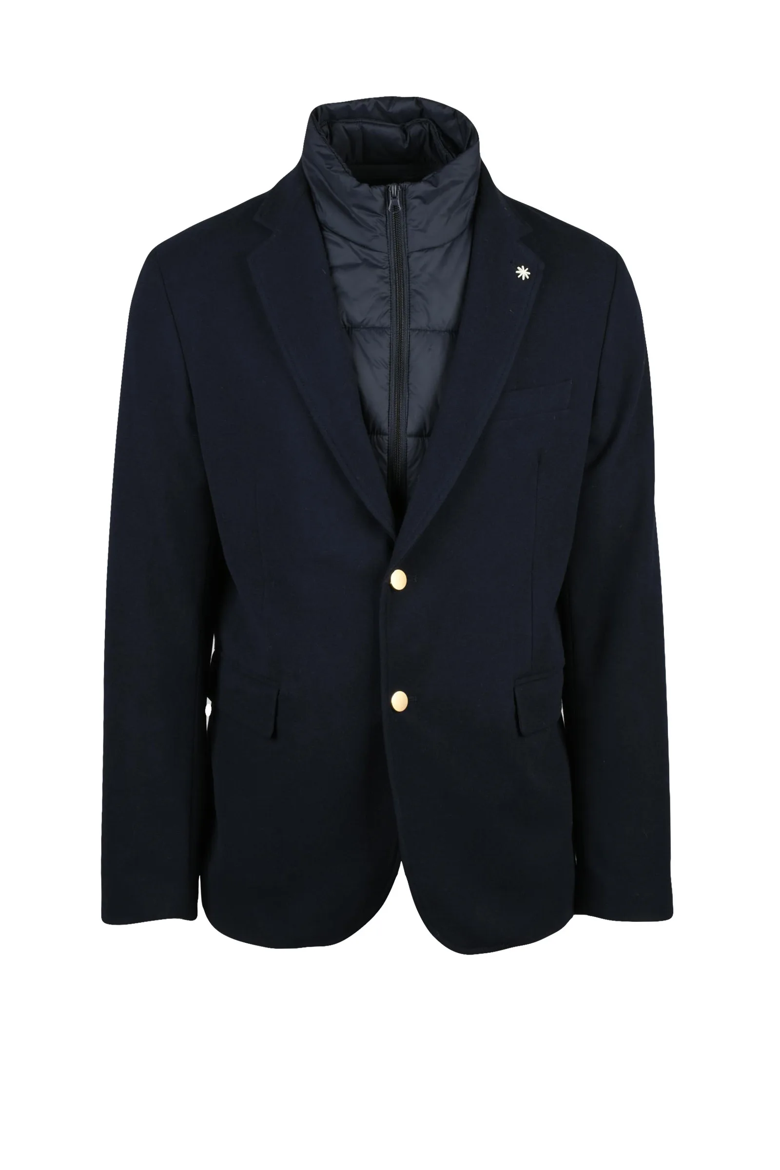 Blaue Jacke