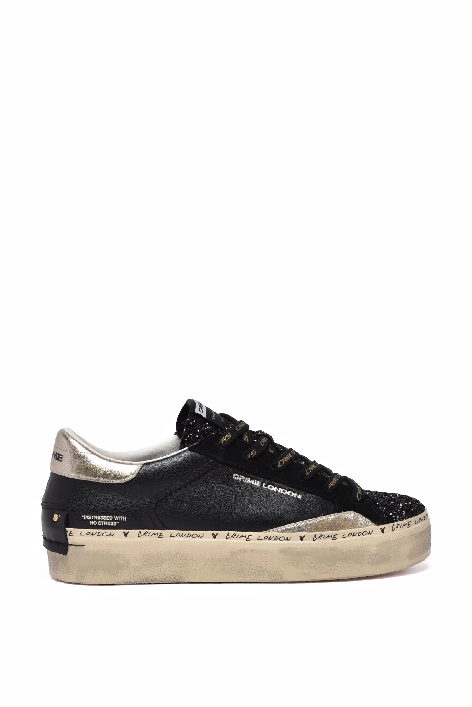 Schwarze Turnschuhe