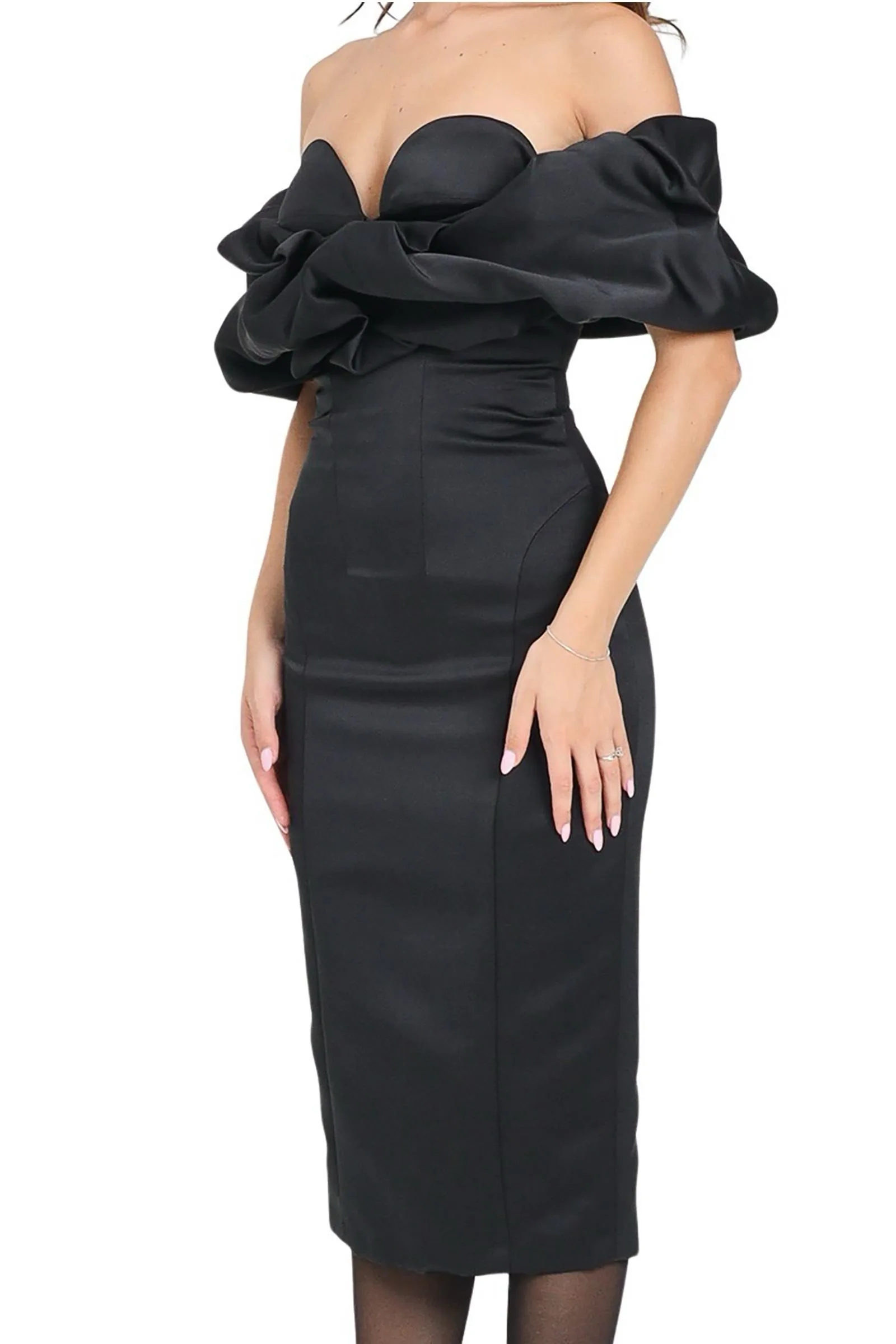 Vestido Midi Preto