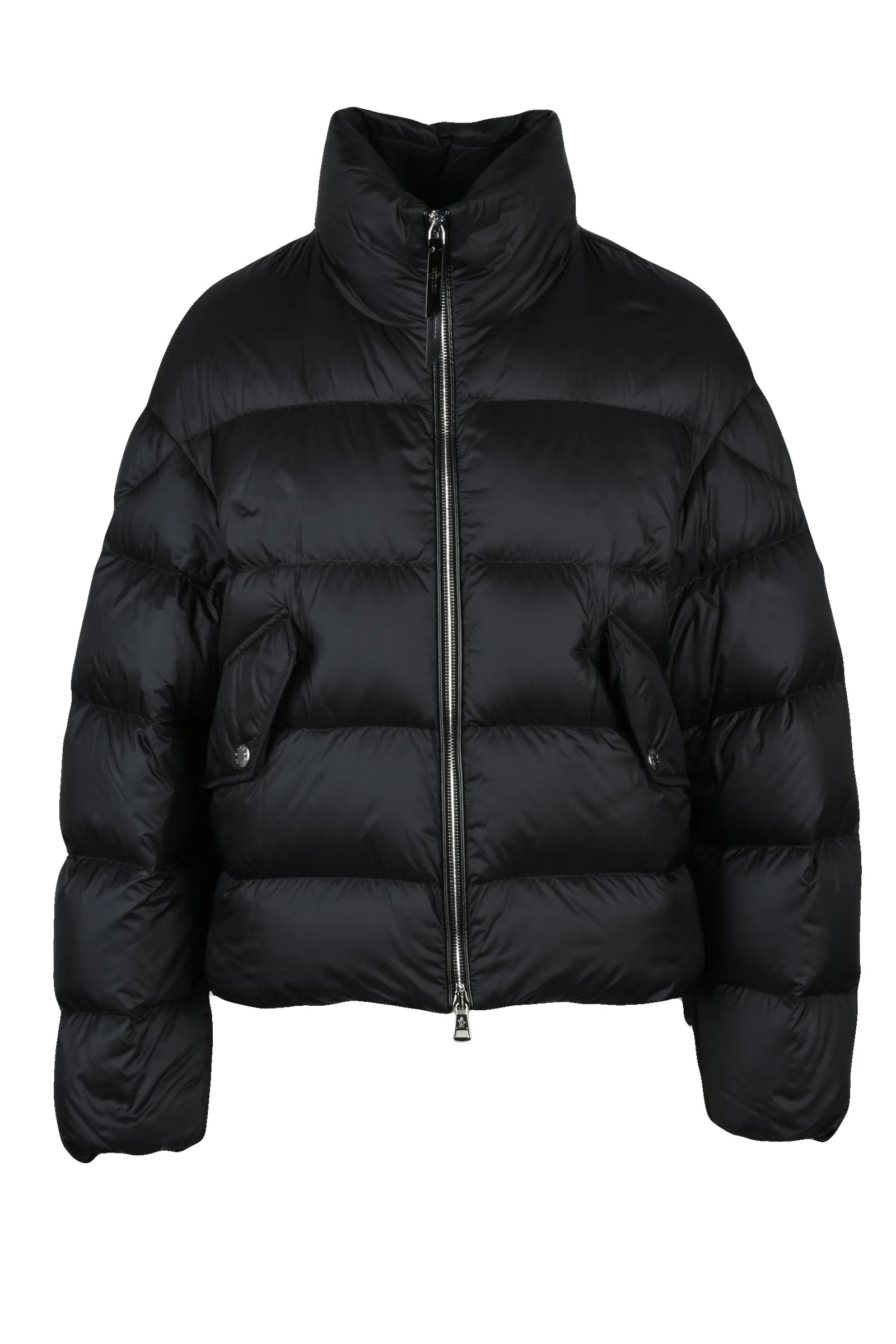Schwarze Daunenjacke