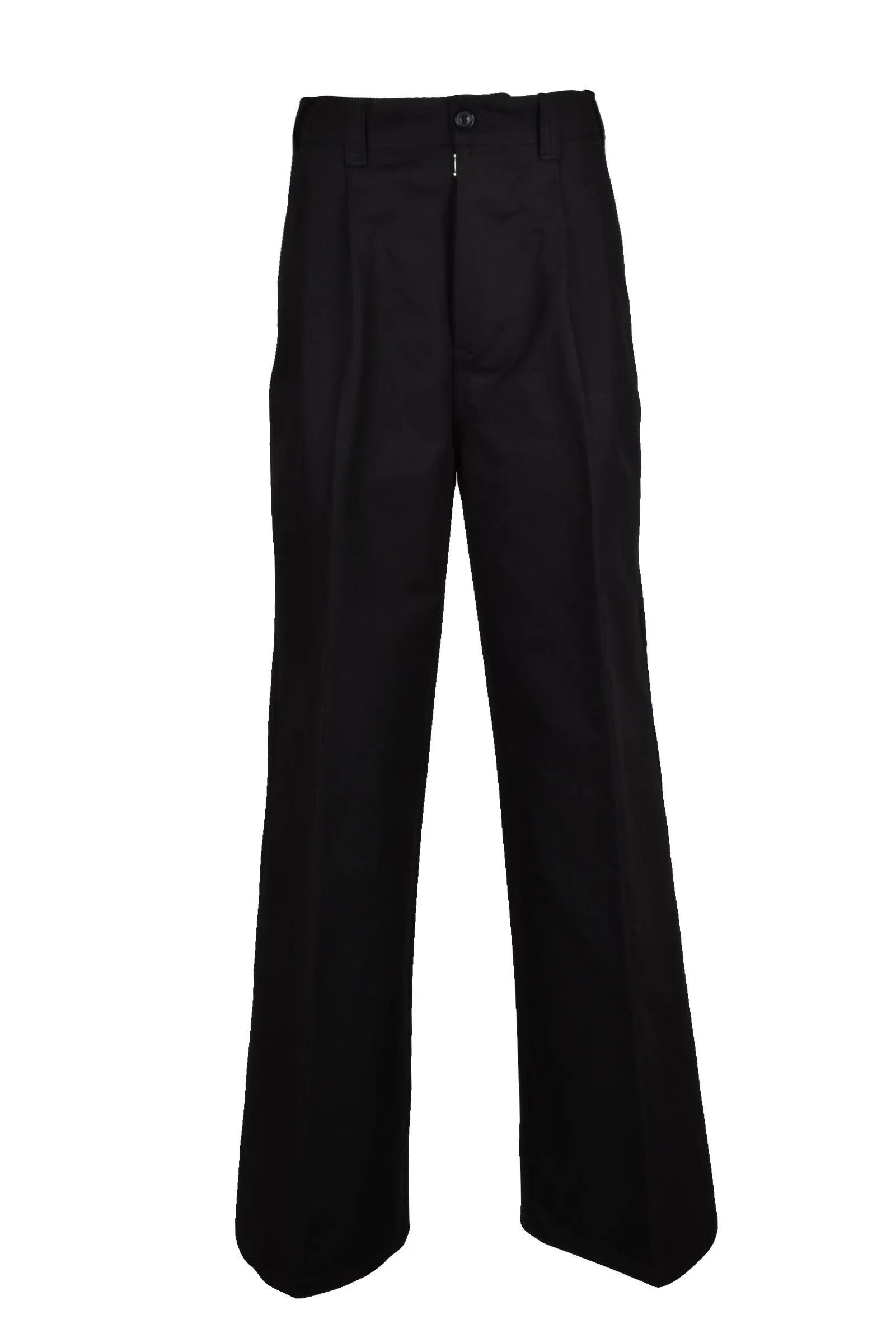Pantalone Gamba Larga Nero