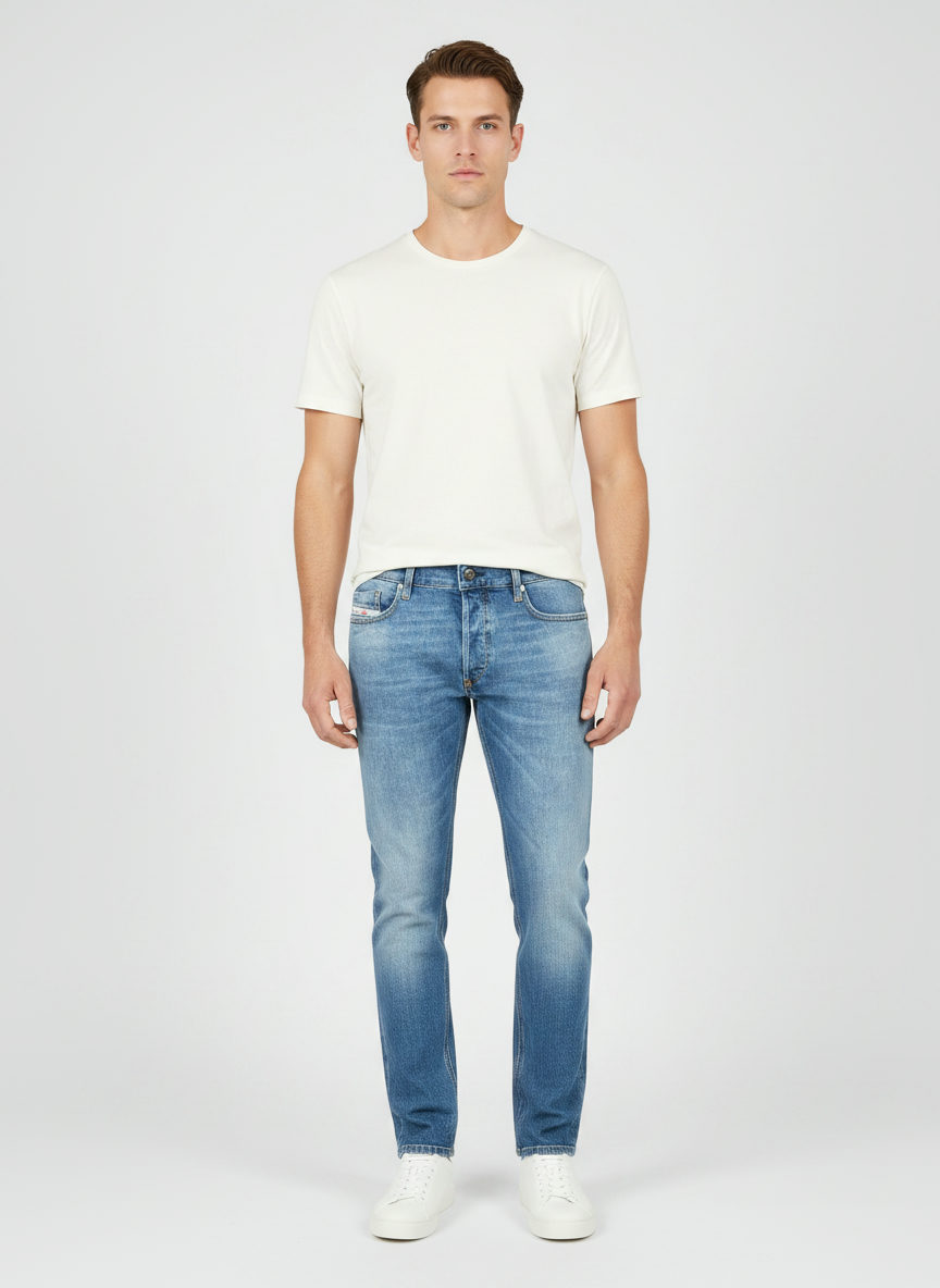 Jeans Uomo Azzurro